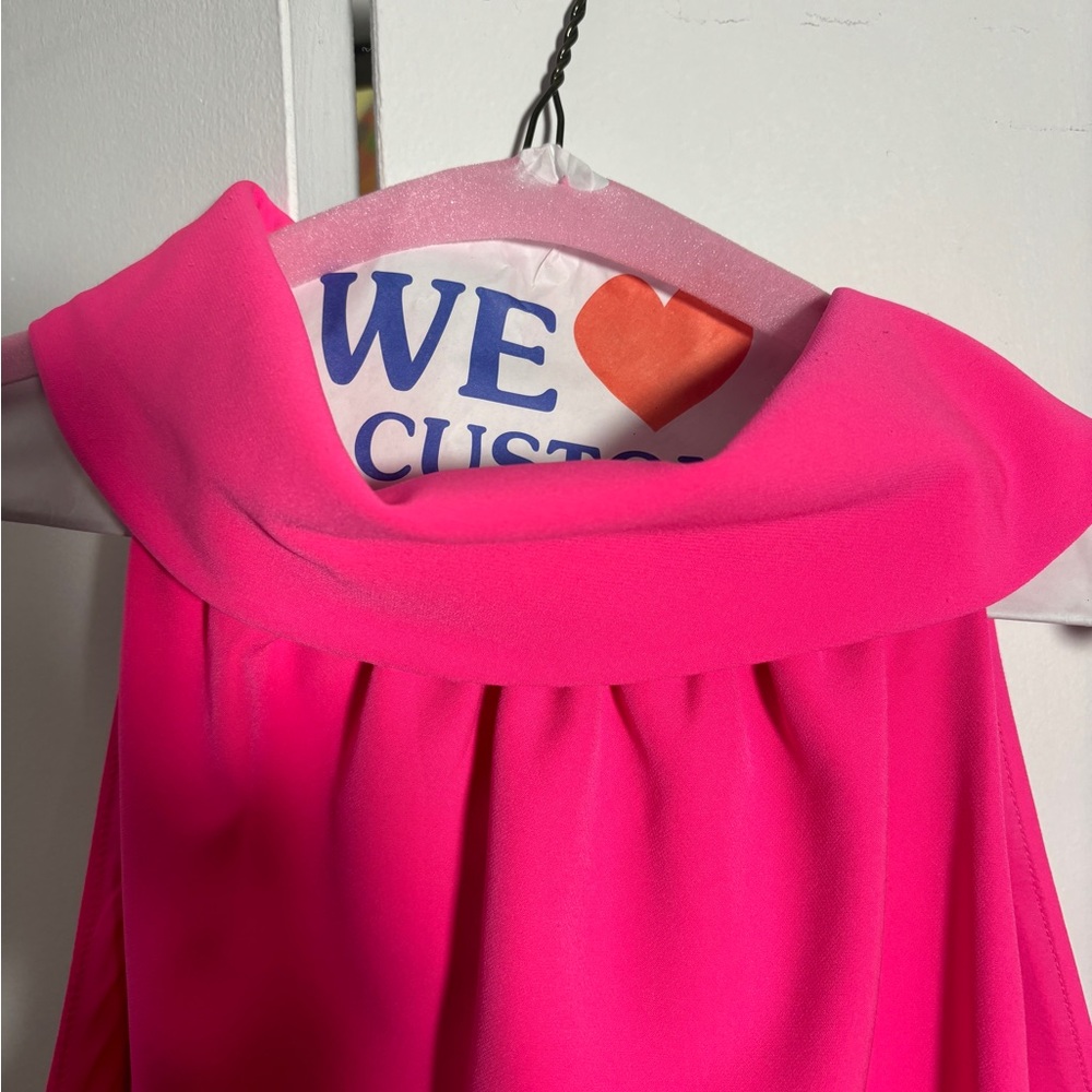 Sail to Sable Hot Pink Shift Dress - Picture 5 of 10